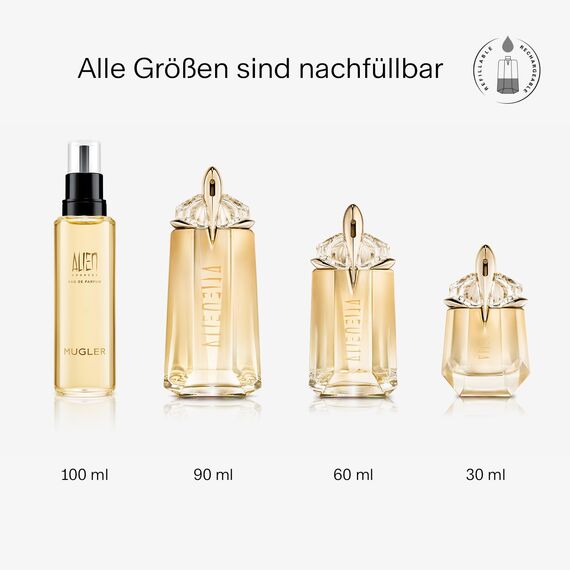 Mugler Alien Goddess Set, Eau de Parfum 30 ml + 10 ml, Damen-Parfum, Blumig, amberartig und holzig, Göttlicher Duft