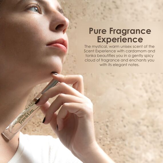 Jean & Len Scent Experience Cardamom & Tonka, Eau de Toilette mit Kardamom & Tonka Duft, praktisches mini parfum, ideal für unterwegs, hochwertiger Glas Flacon, 10 ml