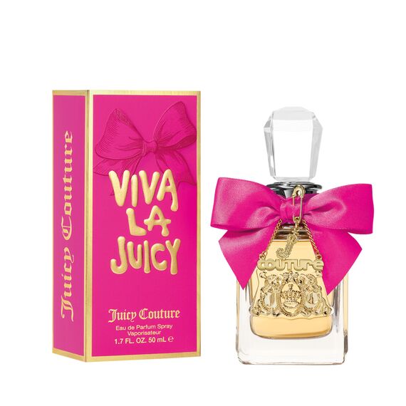 Juicy Couture - Viva la Juicy, Eau da Parfum, Blumiges, Feminines und Romantisches, mit Wilden Noten, süßes und leichtes Aroma, sorgt für ein angenehmes und frisches Gefühl, für Damen - 50 ml