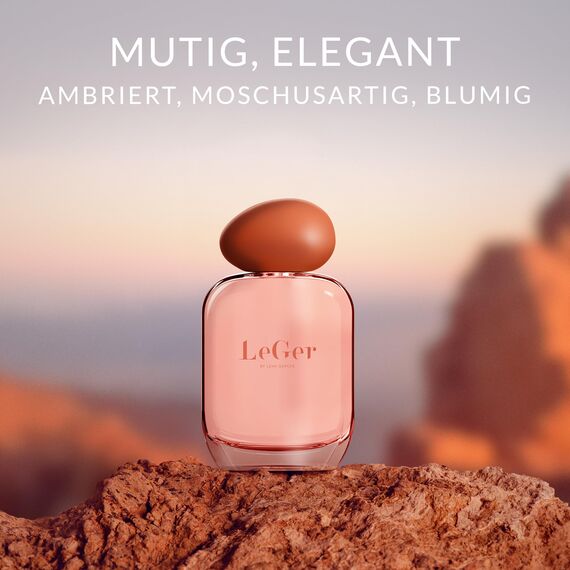LeGer Signature Wildflower Eau de Parfum für Sie, auffälliger, raffiniert-femininer Amber-Duft mit Pfirsich, Ylang Ylang & Vanille, 50ml