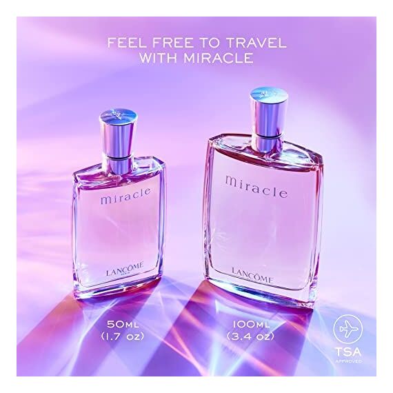 Lancôme Miracle Eau de Parfum, fruchtig-frischer Damenduft mit Litschi, Magnolie und Jasmin, für den Alltag oder besondere Anlässe, 100ml