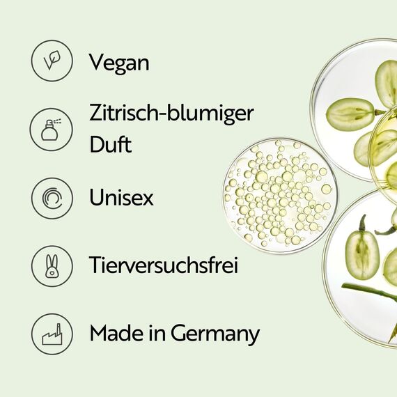 M. Asam VINO GOLD No. 1 Eau de Parfum (100 ml) – erfrischendes Parfüm mit zitrisch, blumigen Duft, mit Komponenten aus Grapefruit, grünem Tee & Zedernholz, schenkt pure Lebensfreude, unisex, vegan