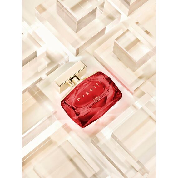 bugatti bellissima rossa Parfüm Damen 30ml I Eau de Parfum Damen mit edlem Flakon I verführerische Kombination aus Mango, Vanille, Sandelholz & Kaschmirholz I sanft-eleganter Damenduft