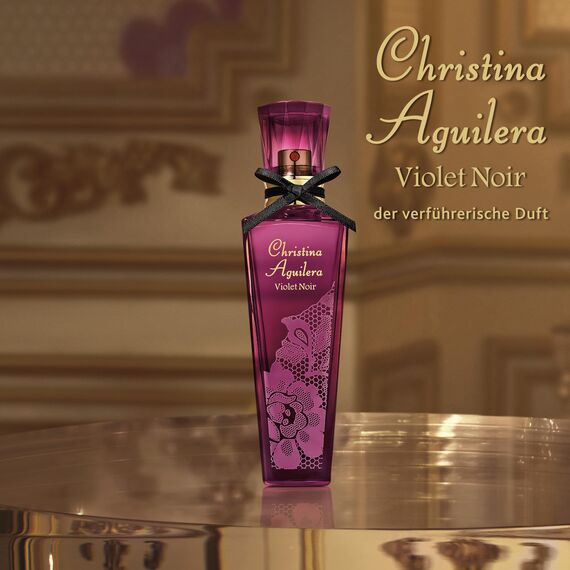 Christina Aguilera - Violet Noir Eau de Parfum, Duft mit blumigen und fruchtigen Noten, Parfüm für Damen - 30 ml