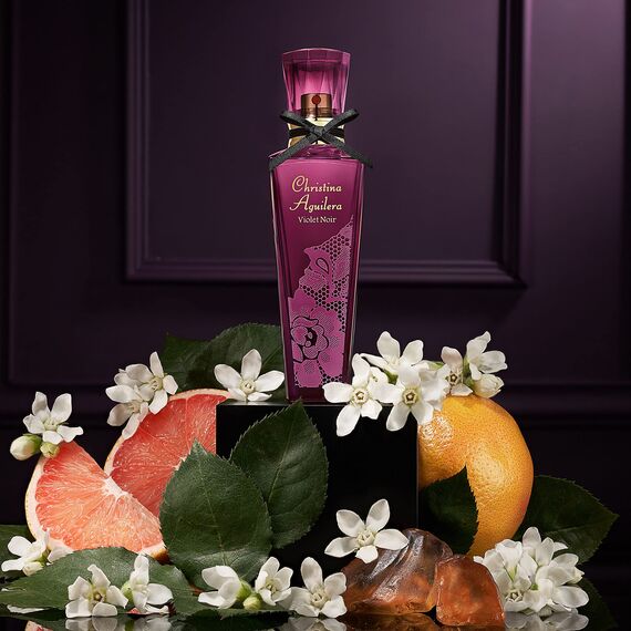 Christina Aguilera - Violet Noir Eau de Parfum, Duft mit blumigen und fruchtigen Noten, Parfüm für Damen - 15 ml (Packung mit 2)