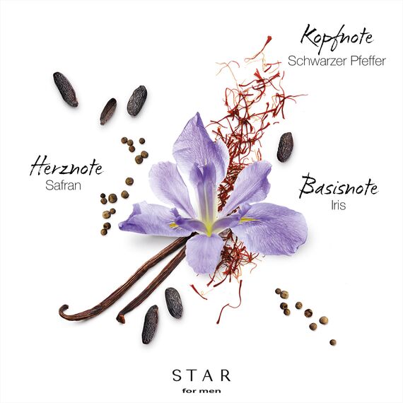 Mauboussin - Star For Men 90ml – Eau de Parfum für Herren – Duft Holzig & Amber