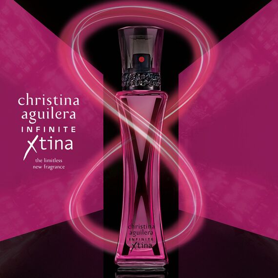 Christina Aguilera - Infinite Xtina, Eau de Parfum, Sprayduft, Fruchtig-blumiger Amber mit Noten von Rosa Guave, Rosa Jasmin und Modernem Amber, Parfüm für Frauen, 30 ml