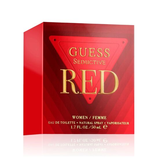 GUESS Seductive Red, Eau de Toilette für Damen, Blumig-Fruchtiger Gourmandduft, Sinnlicher Duft, Lang Anhaltend, 50 ml