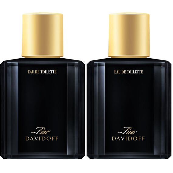 DAVIDOFF Zino Eau de Toilette, orientalisch-würziger Herrenduft mit Amber-Nuancen, 125 ml (Packung mit 2)