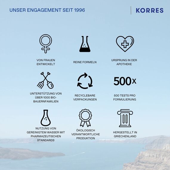 KORRES AVGOUSTOS Eau de Toilette für Damen und Herren, unisex Duft, fruchtig-zitrischer Sommerduft, vegan, 50 ml