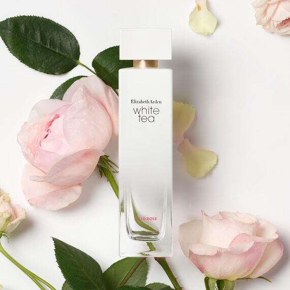 Elizabeth Arden – White Tea Wild Rose Eau de Toilette Spray, Frischer blumiger Damenduft mit Wildrosen und Birnenblüten Zart feminin und natürlich, für Leichtigkeit und Frische, 30 ml