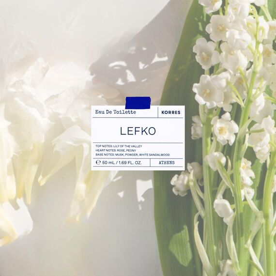 KORRES GREEK SCENTS Eau de Toilettes Reiseset unisex, Griechisches Roll-On Duftset aus Kyma, Lefko und Avgoustos, Reisegrößen Set, vegan, 3x 10 ml