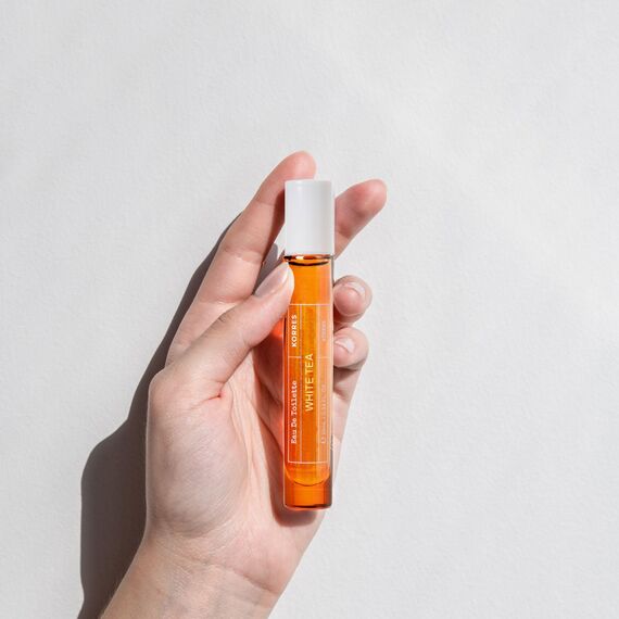 KORRES Eau de Toilette Reiseset The Essential Collection für Sie, Roll-On Duftset aus Midnight Dahlia, Cashmere Kumquat und White Tea, Reisegrößen Set, vegan, 3x 10 ml