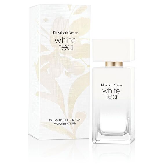 Elizabeth Arden - White Tea, Eau de Toilette Spray, Parfüm mit italienischer Mandarine, Weißer Tee-Extrakt und Madrasholz, blumig, feminin und süß, weiche Wärme, Parfüm für Damen - 50 ml