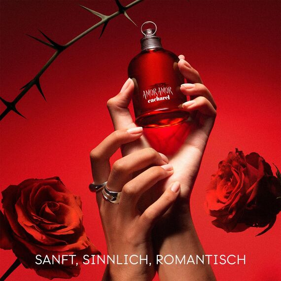 Cacharel Amor Amor Eau de Toilette für Damen, langanhaltender, sinnlicher Duft, fruchtig-blumiges Parfüm für Frauen
