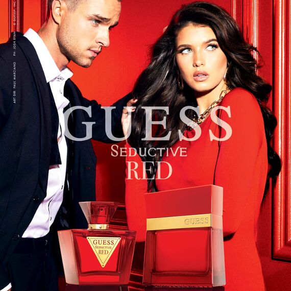 GUESS Seductive Red, Eau de Toilette für Damen, Blumig-Fruchtiger Gourmandduft, Sinnlicher Duft, Lang Anhaltend, 50 ml