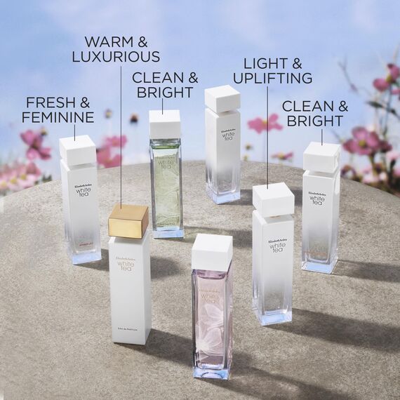 Elizabeth Arden - White Tea, Eau de Toilette Spray, Parfüm mit italienischer Mandarine, Weißer Tee-Extrakt und Madrasholz, blumig, feminin und süß, weiche Wärme, Parfüm für Damen - 50 ml