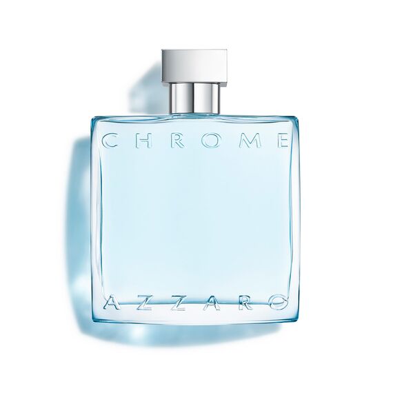 Azzaro Chrome Eau de Toilette, frischer und aquatischer Herrenduft, zitrisch-marines Parfüm mit umhüllender Leichtigkeit, erfrischender Duft für Männer, 100 ml