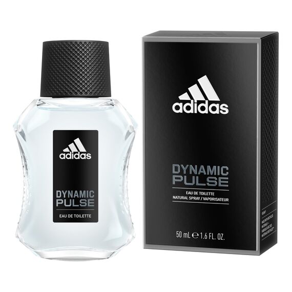 adidas Dynamic Pulse Eau de Toilette, vitalisierender, langanhaltender Herren-Duft mit Patschuli und Rosmarinöl, 50 ml