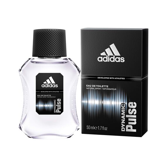 adidas Dynamic Pulse Eau de Toilette – Aromatisches, frisches Herren Parfüm – Passt perfekt zu einem aktiven Alltag – 1 x 50 ml | 50ml (1er Pack)