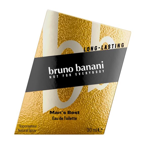 bruno banani Man's Best – Eau de Toilette Herren Parfüm Natural Spray – Eleganter, maskuliner Premiumduft für Männer – 1er Pack (1 x 30ml)