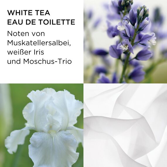Elizabeth Arden Damen-Geschenkset Weißer Tee: Parfüm EDT 100 ml + Duftender Körper-Feuchtigkeitsentferner 400 ml