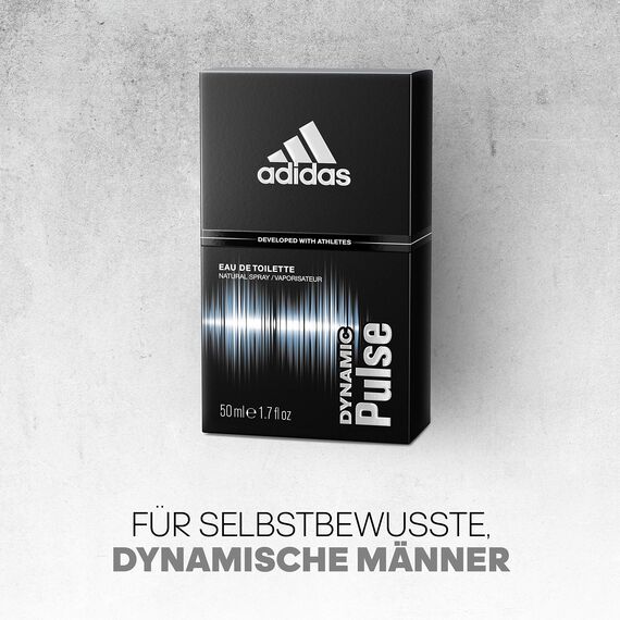 adidas Dynamic Pulse Eau de Toilette – Aromatisches, frisches Herren Parfüm – Passt perfekt zu einem aktiven Alltag – 1 x 50 ml | 50ml (1er Pack)