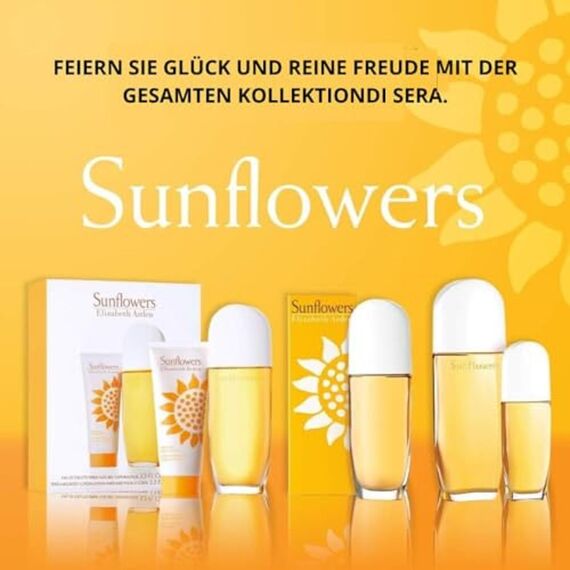Elizabeth Arden - Sunflowers Sunlight Kiss, Eau de Toilette für Damen, blumig-warmer Duft, 100 ml (Packung mit 2)