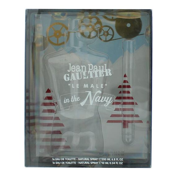 Jean Paul Gaultier Le Male Eau de Toilette, 200 ml, 10 ml, 2 Stück