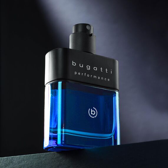 bugatti performance deep blue Parfüm Herren 100 ml I Frisch-fougères Eau de Toilette Herren Parfüm mit Bergamotte, Pfeffer, Sandelholz, Moschus & Amber I Leistungsstark mit aquatisch-lebendigen Noten