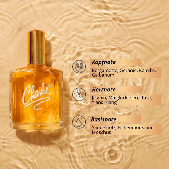 Revlon Charlie Blue Eau de Toilette Spray für Frauen, blumiger und moschusartiger Duft, verspielter, schelmischer und exotischer Duft (100 ml)