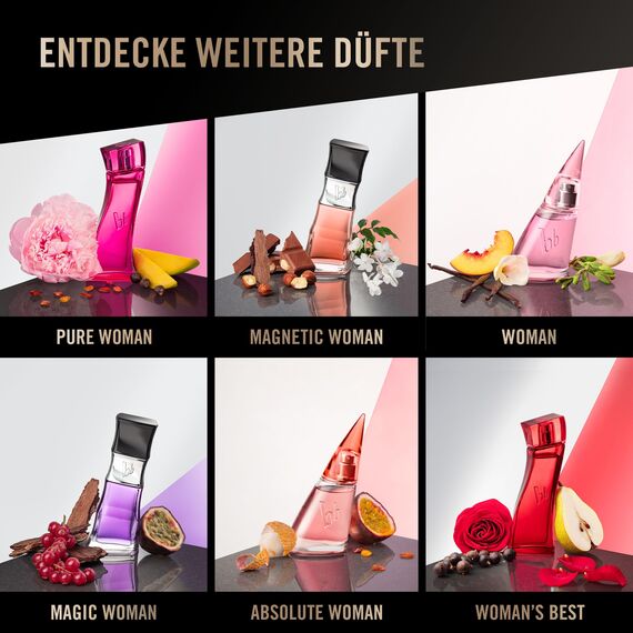 bruno banani Dangerous Woman – Eau de Toilette Natural Spray – Verführerisch-warmes Damen Parfüm – 1er Pack (1 x 30ml)