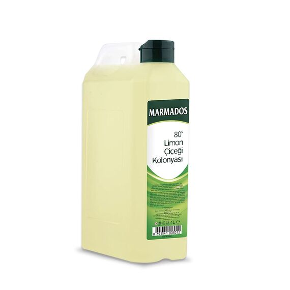 3x 400ml Marmara Marmados Limon Kolonya 80° | Lemon Eau de Cologne | After Shave | Rasierpflege | Rasierwasser | Duftwasser mit Zitronenduft
