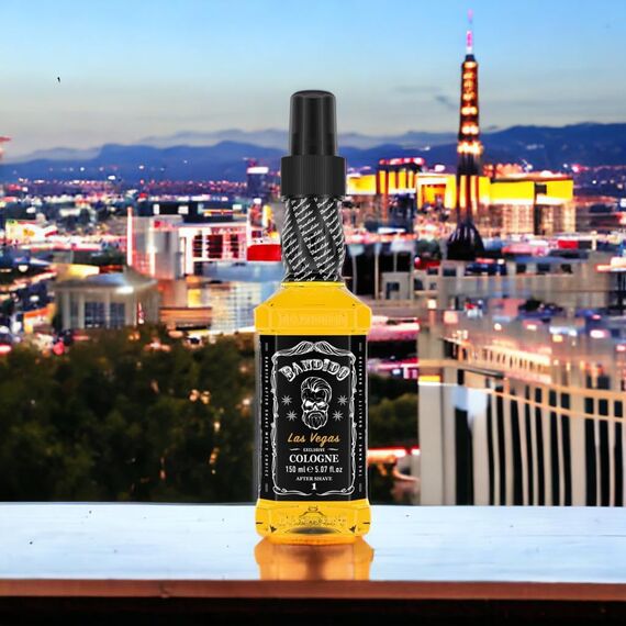 Bandido Eau de Cologne Herren After Shave Men Duftwasser Rasierwasser Männer, Erfrischt, kühlt, langanhaltender Duft, verhindert Rasurbrand und Pflege nach der Rasur (Las Vegas 150ml)