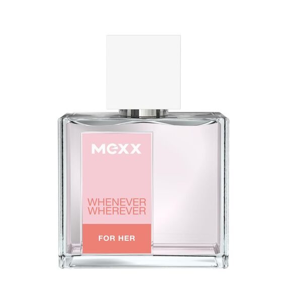 MEXX Whenever Wherever Woman Eau de Toilette, frischer, blumig-fruchtiger Duft für Frauen, 30ML