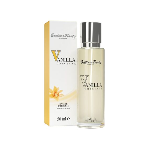 Bettina Barty VANILLA Eau de Toilette 50ml | Unverwechselbarer Vanilla Duft | Warm, einladend, verführerisch | Basisnoten Vanille & Moschus | 1 x 50ml