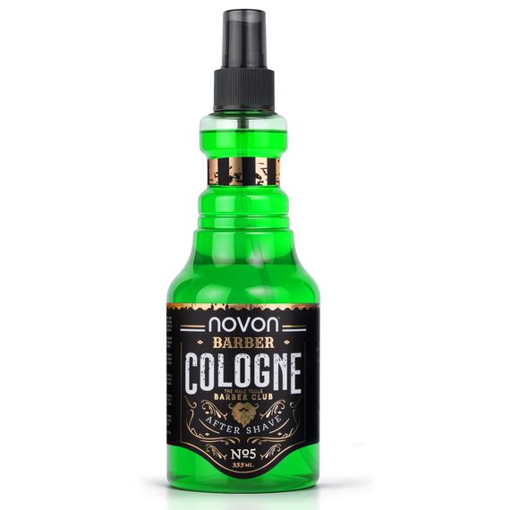 novon Professional Barber Cologne No. 5-355 ml - After Shave Spray für Männer - Rasur Duftwasser aromatisch-intensiv - Barber Eau de Cologne mit praktischen Pump-Spender - Erfrischend & Pflegend, EDC