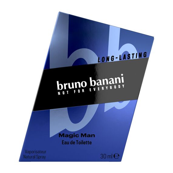 bruno banani Magic Man – Eau de Toilette Natural Spray – Charismatisch-warmes Herren Parfüm – 1er Pack (1 x 30ml)