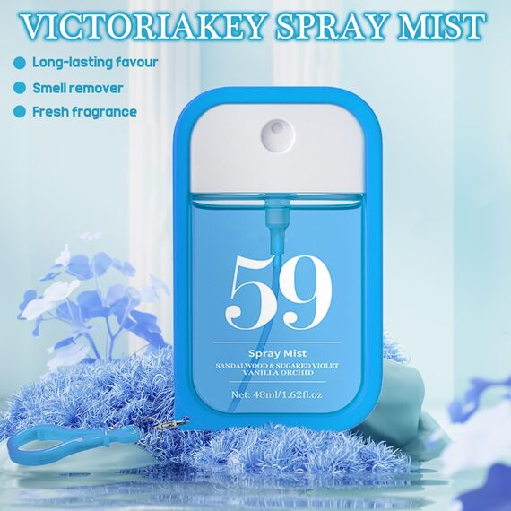 Parfüm Bodyspray Damen,48ml Fruchtiges Body Mist Mit Haken,Long Lasting Fragrance Spray,Hair and Body Fragrance Mist,Parfum Damen,Damenparfum Körperspray für Tägliches,Reisen,Dating,Gift for Women