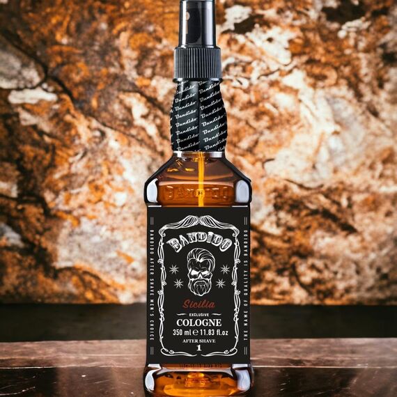 Bandido Eau de Cologne Herren Volcano 350ml After Shave Men Duftwasser Rasierwasser Männer, Erfrischt kühlt langanhaltender Duft verhindert Rasurbrand Pflege nach der Rasur (Volcano, 350ml)