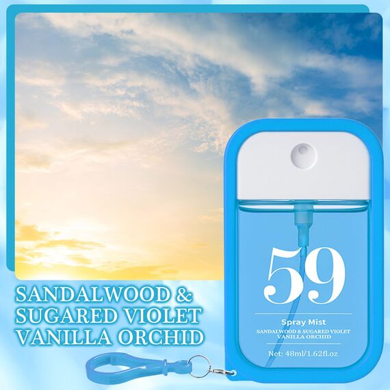 Parfüm Bodyspray Damen,48ml Fruchtiges Body Mist Mit Haken,Long Lasting Fragrance Spray,Hair and Body Fragrance Mist,Parfum Damen,Damenparfum Körperspray für Tägliches,Reisen,Dating,Gift for Women