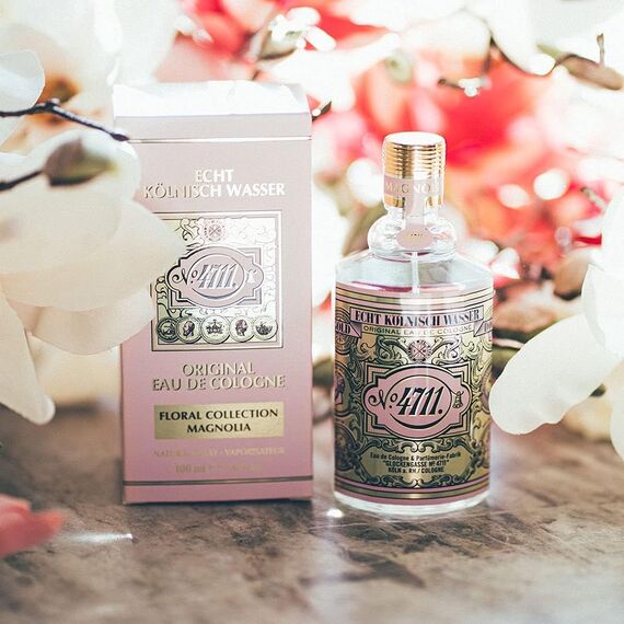 4711® Echt Kölnisch Wasser I Floral Collection - MAGNOLIE - Eau de Cologne - florale Neuinterpretation der Ikone - floral - feminin - verführerisch I 100 ml Natural Spray Vaporisateur