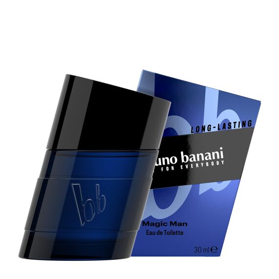 bruno banani Magic Man – Eau de Toilette Natural Spray – Charismatisch-warmes Herren Parfüm – 1er Pack (1 x 30ml)