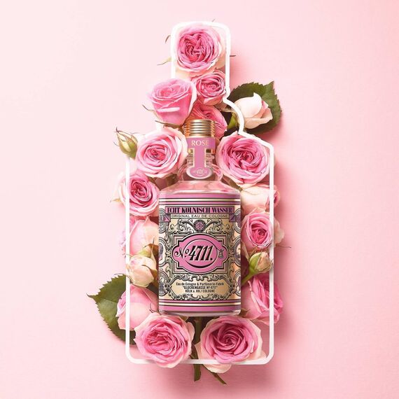4711® Echt Kölnisch Wasser I Floral Collection - ROSE - Eau de Cologne - florale Neuinterpretation der Ikone - romantisch – weiblich – sanft I 100ml Natural Spray Vaporisateur