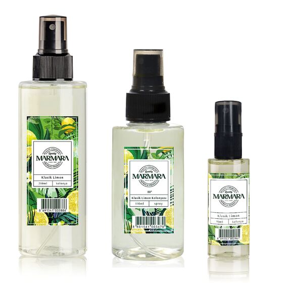 MARMARA After Shave Cologne Tabak 200ml | Tütün Kolonya-Rasierwasser | Türkisches Duftwasser Kölnischwasser - Handwasser