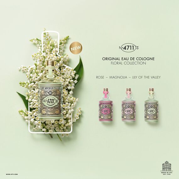 4711® Floral Collection Lily of the Valley | Eau de Cologne: Rein - lieblich - zart | 100ml Natural Spray