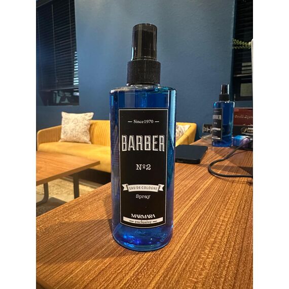 barber marmara No.2 Eau de Cologne Pump-spray Herren (1x 250ml) After Shave Men - Duftwasser - Rasierwasser Männer - Erfrischt kühlt - Duft Herren - Desinfizierend 70° Alkohol