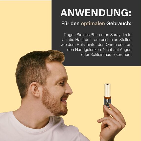 Pure Passion® Luxiva – Pheromon Parfum - Pheromone Parfum Herren - Langanhaltendes Parfüm für Männer - Pheromon Parfüm für Dating & Alltag – Parüm Männer, 15 ml