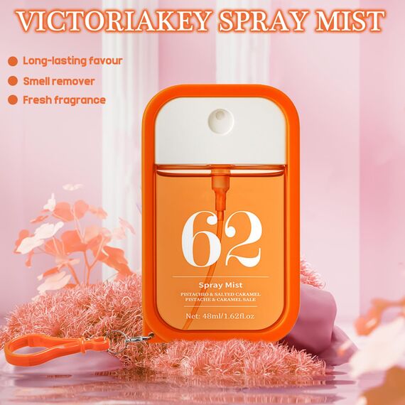 Parfüm Bodyspray Damen 48ml Mit Haken,Fruchtiges Body Mist,Long Lasting Fragrance Spray,Hair and Body Fragrance Mist,Parfüm für Damen,Parfümspray für Reisen,Urlaubsreise,Gift for Women