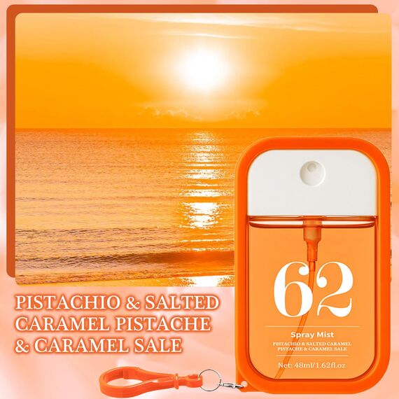 Parfüm Bodyspray Damen 48ml Mit Haken,Fruchtiges Body Mist,Long Lasting Fragrance Spray,Hair and Body Fragrance Mist,Parfüm für Damen,Parfümspray für Reisen,Urlaubsreise,Gift for Women